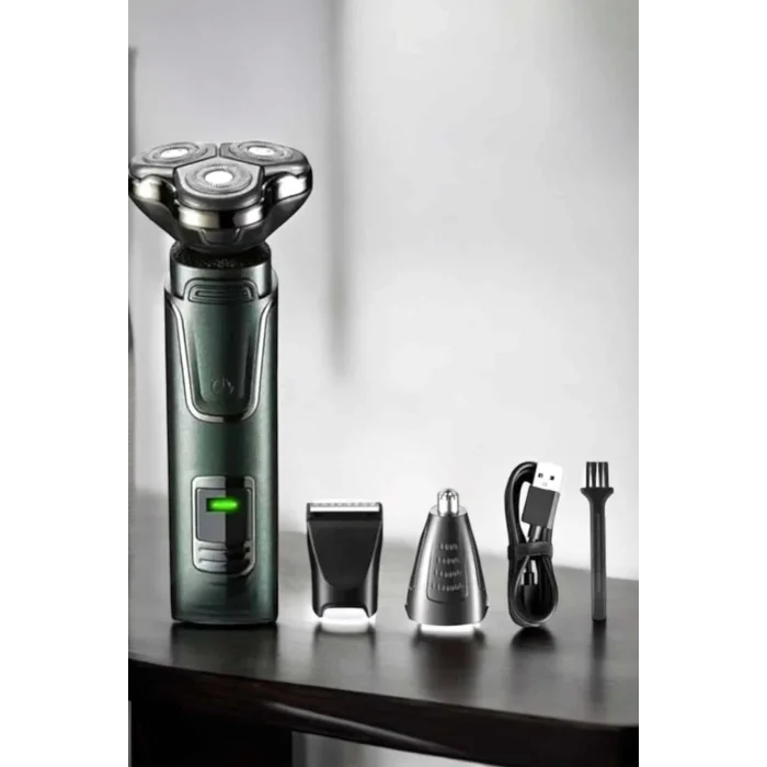  Yüksek Performanslı 3 Başlıklı Profesyonel Tıraş Makinesi