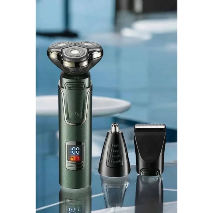  Yüksek Performanslı 3 Başlıklı Profesyonel Tıraş Makinesi