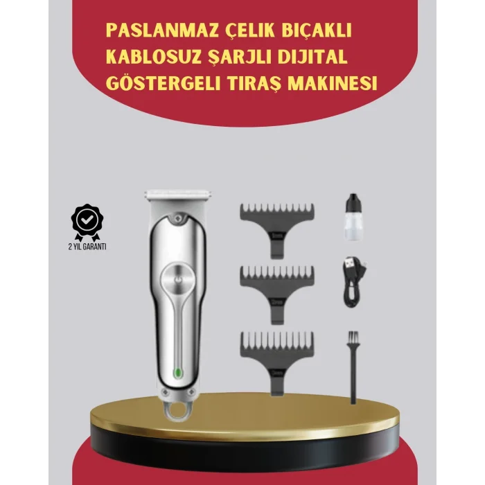 BUĞZ Yüksek Performanslı Erkek Saç Kesme Makinesi – Uzun Pil Ömrü ve Hassas Kesim