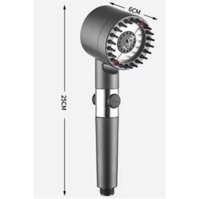  Yüksek Performanslı Masaj Etkili Su Tasarruflu Duş Başlığı Krom Kaplama Uzun Ömürlü