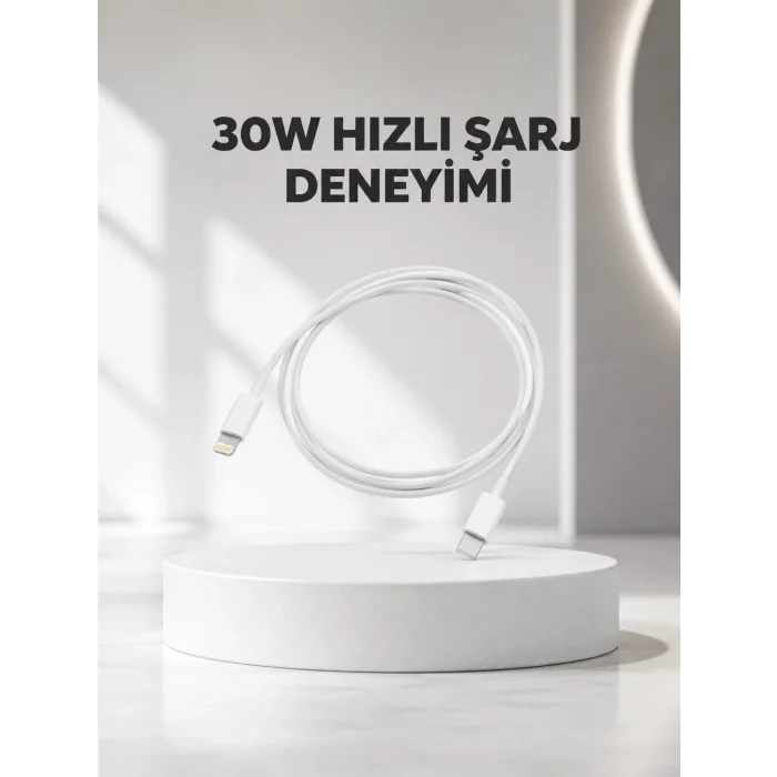 BUĞZ Yüksek Saflıkta Bakır Çekirdekli 30W Hızlı Şarj Kablosu