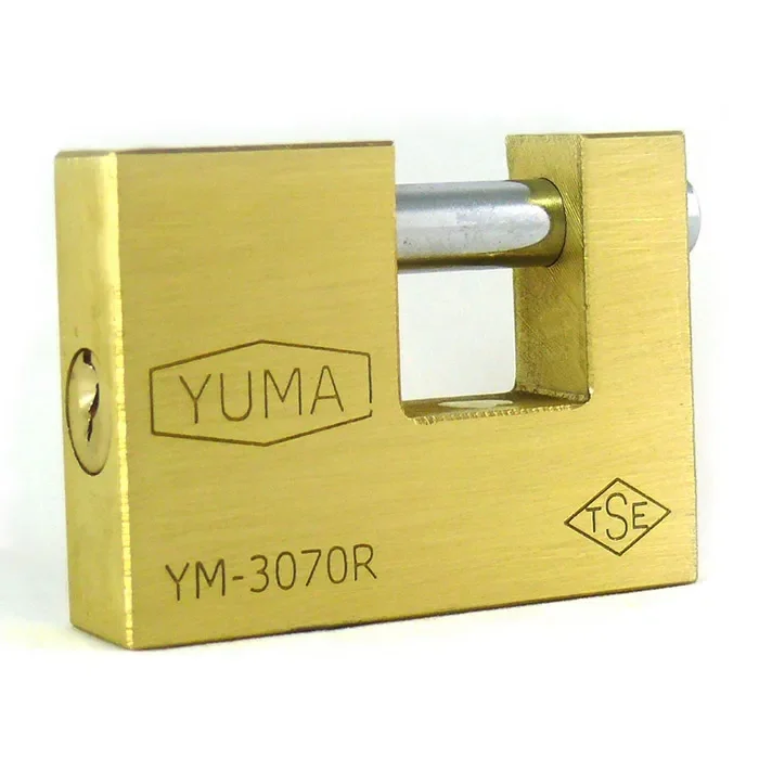  Yuma Kayar Milli Pirinç Asma Kilit 79 mm - Yeni Tip