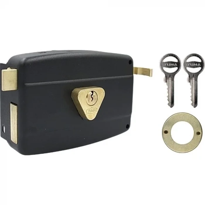 BUĞZ Yuma Ym-600 Kilit Yuma Tirajlı Kilit Oval Karşılıksız Siyah