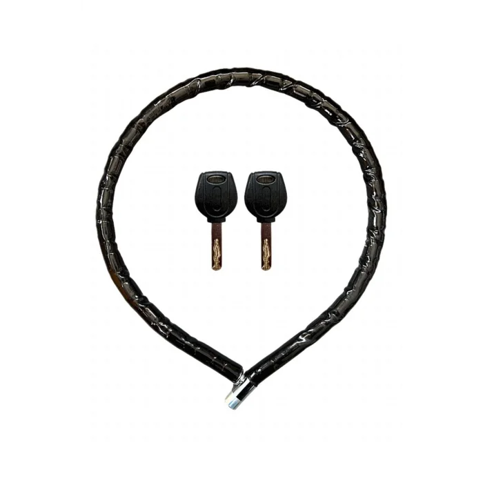 BUĞZ Yuma Ym-752 Motorsiklet Kilidi Anahtarlı Körüklü Siyah ( Boy : 120cm-çap : 22mm ) - Lisinya