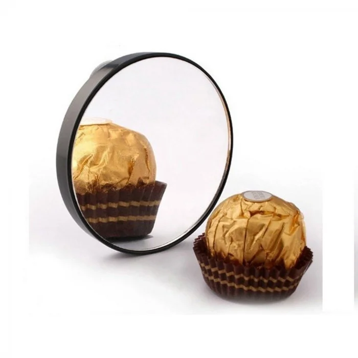 BUĞZ Yumurcak Shop® 10x Büyüteçli Vantuzlu Pratik Kullanışlı Makyaj Lens Traş Aynası