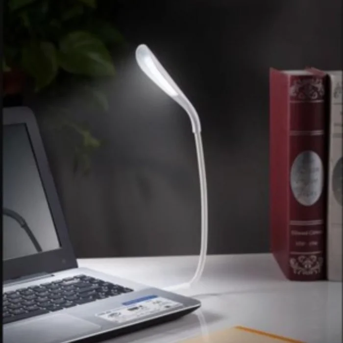 BUĞZ Yumurcak Shop® USB Girişli 14 Ledli 3 Kademeli Dokunmatik Masa/Kitap Okuma Lambası Ledi Beyaz