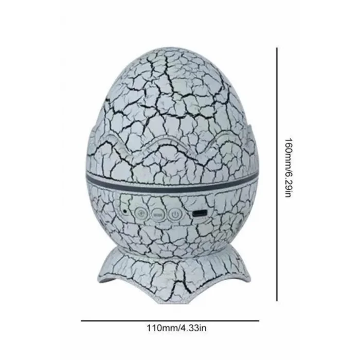  Yumurta Görünümlü Masa ve Gece Lambası Renk Değiştirebilen Projektör