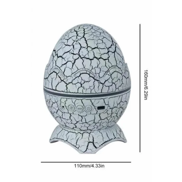 BUĞZ Yumurta Görünümlü Masa ve Gece Lambası Renk Değiştirebilen Projektör - BUĞZ