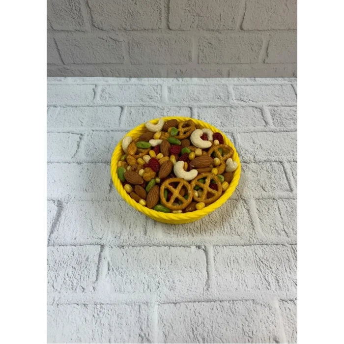 BUĞZ Yuvarlak Çerezlik Sarı Şık Tasarım ve Kompakt Boyut - Lisinya