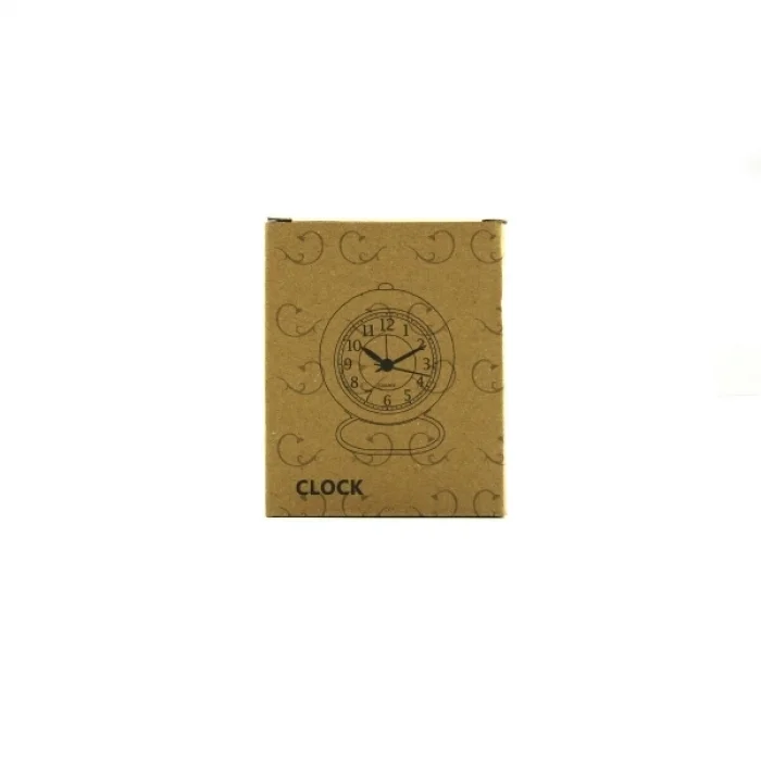 BUĞZ Yuvarlak Metal Renkli Çalar Saat