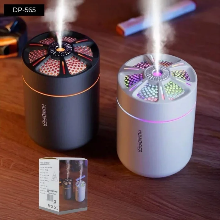 BUĞZ Yuvarlak Petek Tasarımlı Rgb Buhar Makinesi