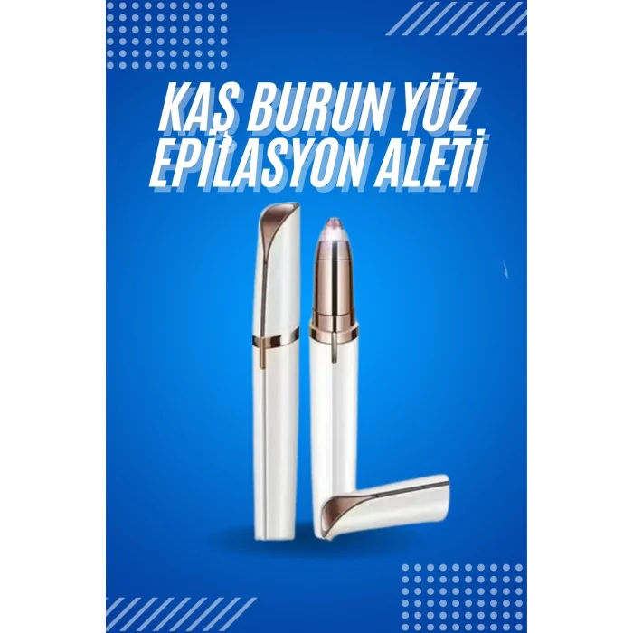  Yüz Epilatör Kıl Kaş Bıyık Tüy Alma Aleti Kaş Bıyık Alma Epilatörü