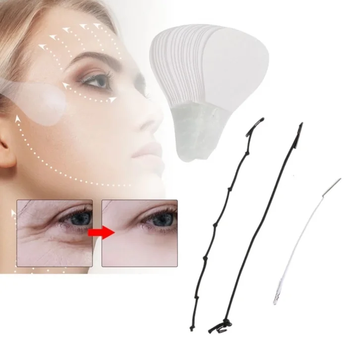 BUĞZ Yüz Kaş Göz Boyun Gerdirme Bantları Ve Lastikleri (10 Adet)