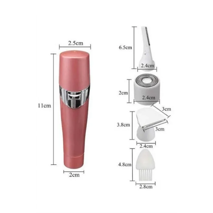  Yüz, Kaş ve Tüm Vücut Epilasyon Aleti3 Başlıklı Epilatör Tüm Cilt Tiplerine Uygun