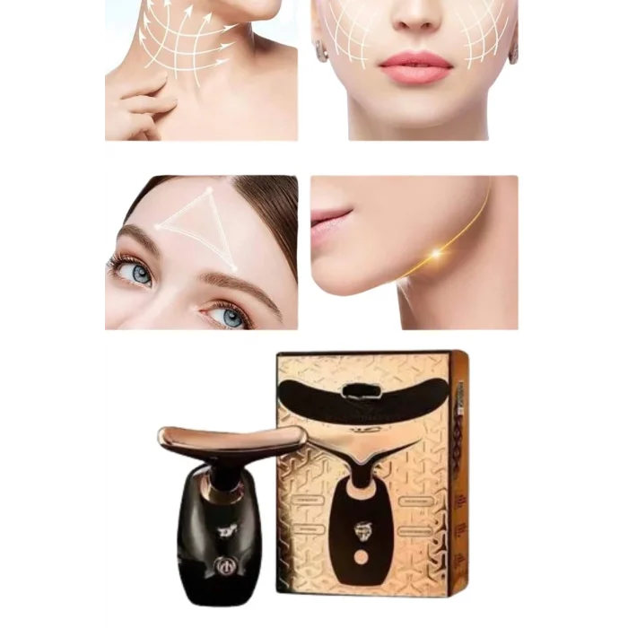  Yüz Kırışık Giderici Boyun Cilt Yüz Sıkılaştırıcı Güzellik Cihazı Gıdık Sarkma
