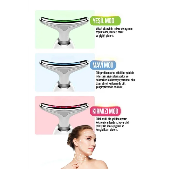 BUĞZ Yüz Ve Boyun Kırşıklık Giderici Ems Güzellik Cihazı ( Gıdık,sarkma,kırışıklık)