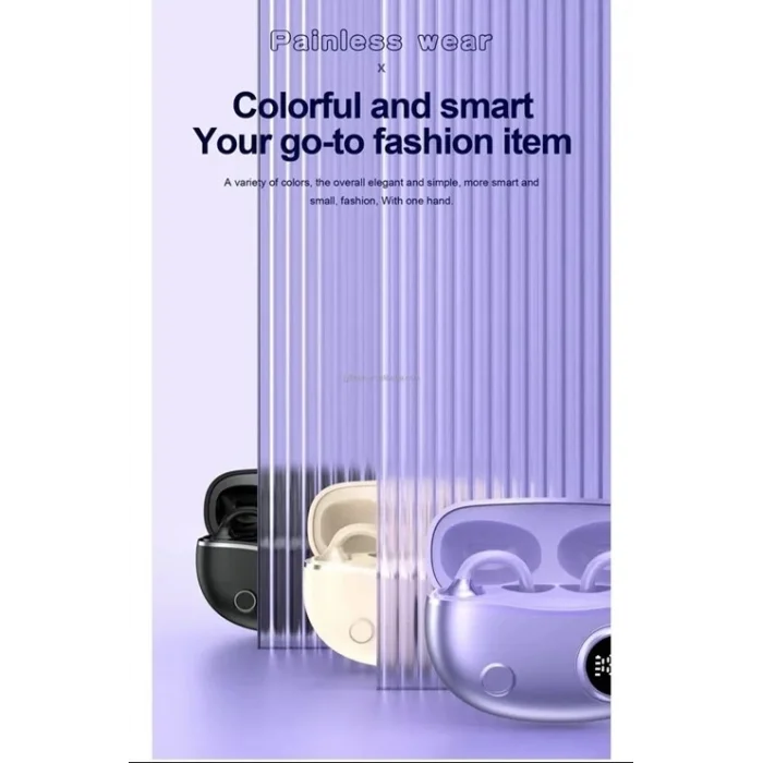 BUĞZ Yxg‑10 Bluetooth Kulaklık | Kablosuz Spor Ve Günlük Kullanım İçin – Mikrofonlu Ergonomik Şarjlı Mor