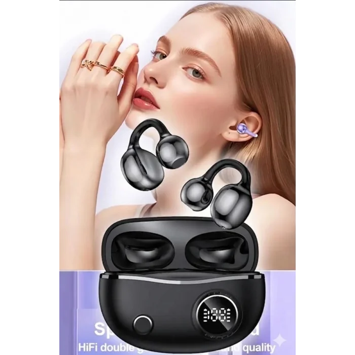 BUĞZ Yxg‑10 Bluetooth Kulaklık | Kablosuz Spor Ve Günlük Kullanım İçin – Mikrofonlu Ergonomik Şarjlı Siyah