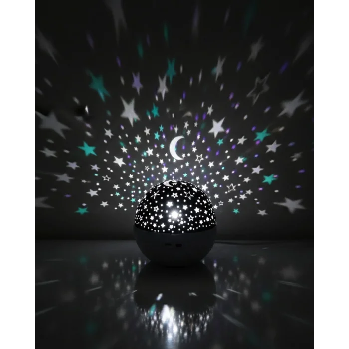 BUĞZ Zaman Ayarlı Fişli Yıldız Projektör Ortam Lambası