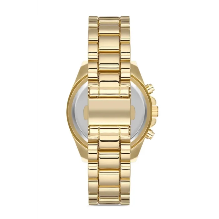  Zarif Ve Şık Özel Tasarım Roma Rakam Detaylı  Metal Bayan Kol Saati (gold)