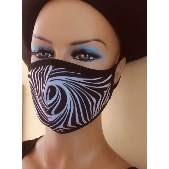 BUĞZ Zebra Desen Yıkanabilir Maske