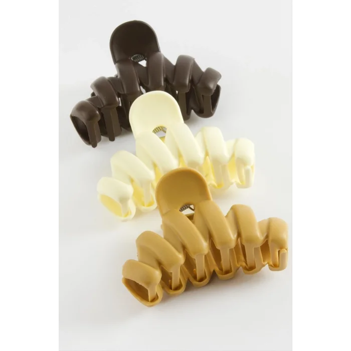 BUĞZ Zikzak Renkli Mandal Toka 8 cm