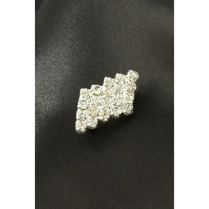  Zikzak Taşlı Broş