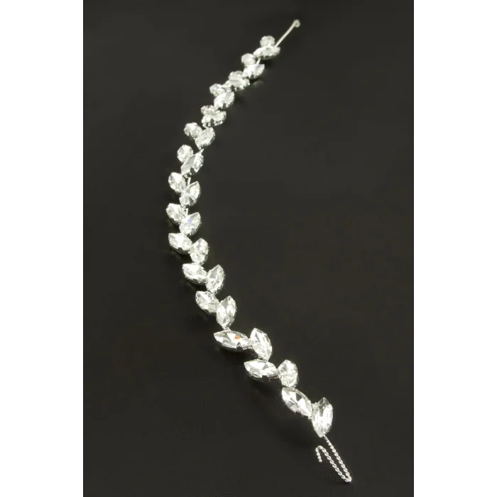 BUĞZ Zikzak Taşlı Eğilebilir Saç Aksesuarı