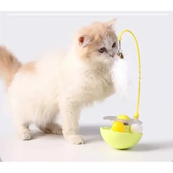 BUĞZ Zilli Kedi Otlu Hacıyatmaz Oyuncağı