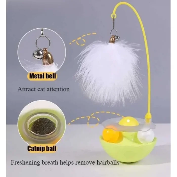  Zilli Kedi Otlu Hacıyatmaz Oyuncağı