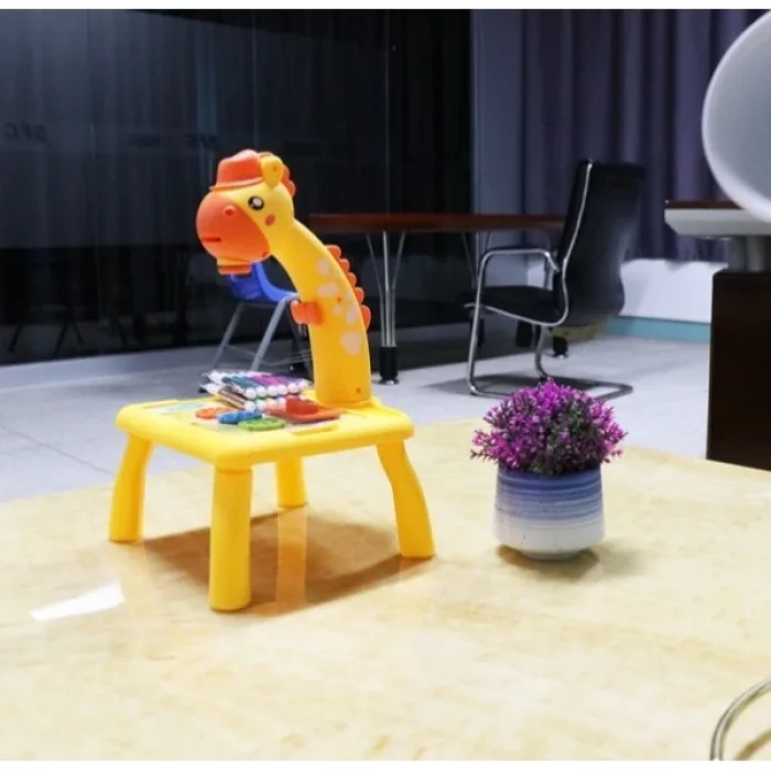  Zürafa Tasarımlı Projeksiyonlu Boyama Tahtası