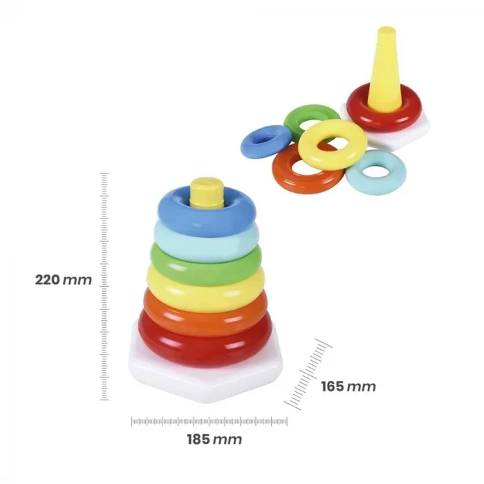  Zuzu Neşeli Halkalar Oyuncak Seti