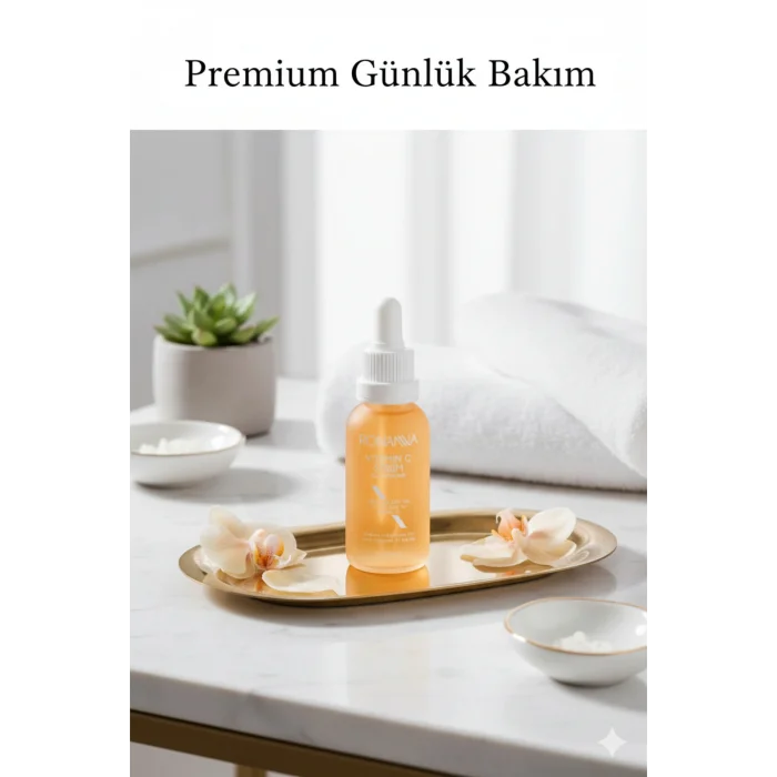 C Vitamini Serum - Leke Karşıtı, Cilt Aydınlatıcı, Nemlendirici Ve Cilt Tonu Eşitleyici Serum - 30ml