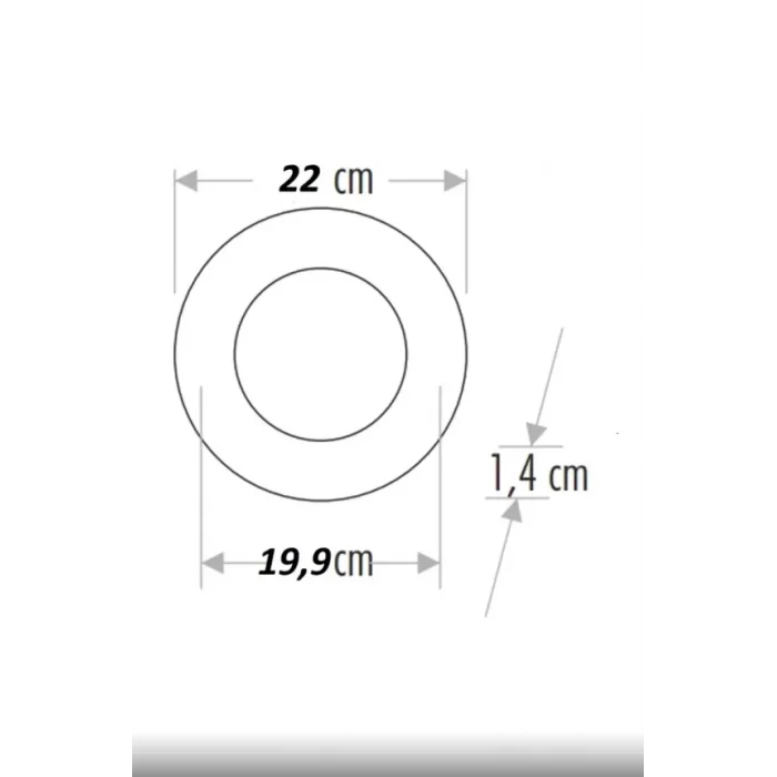CATA CT 5169 Led Spot 18W 3200K Gün Işığı
