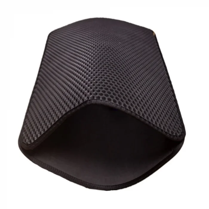 Cattie Kum Toplayıcı Fonksiyonel Kedi Paspası Altıgen 37-50 cm Siyah