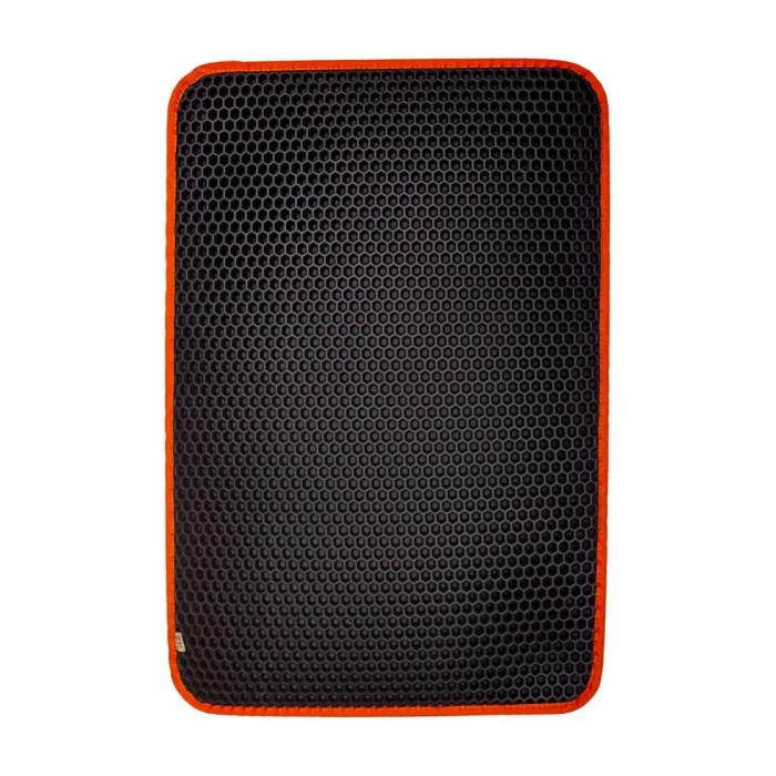 Cattie Kum Toplayıcı Fonksiyonel Kedi Paspası Altıgen 37-50 cm Turuncu