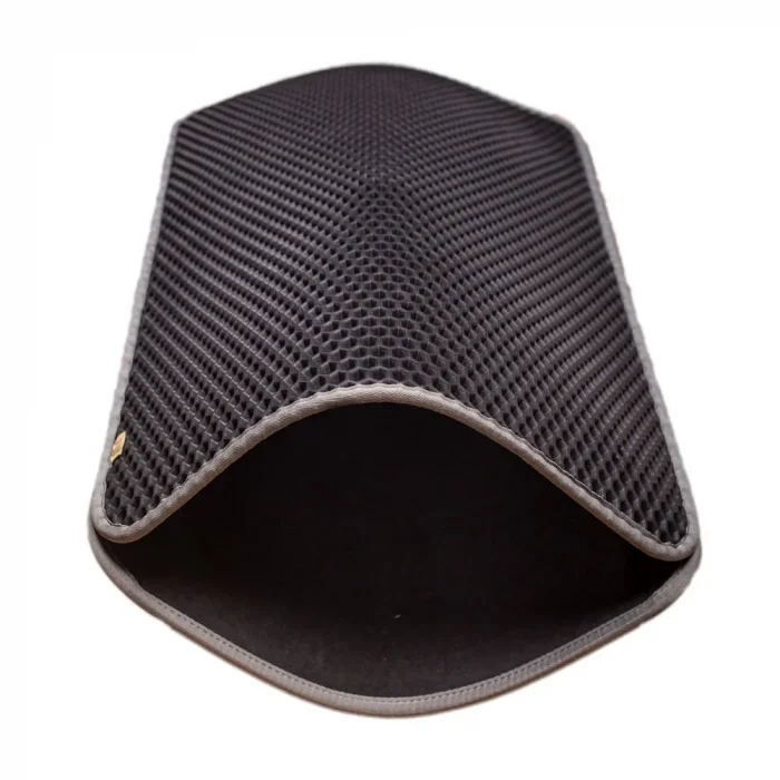 Cattie Kum Toplayıcı Fonksiyonel Kedi Paspası Altıgen 50-75 cm Gri