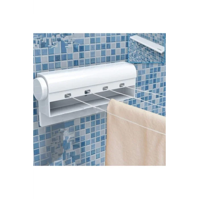 Çek-as Askı Beş Ipli Çamaşır Kurutma Askısı Duvara Monte Kurutmalık