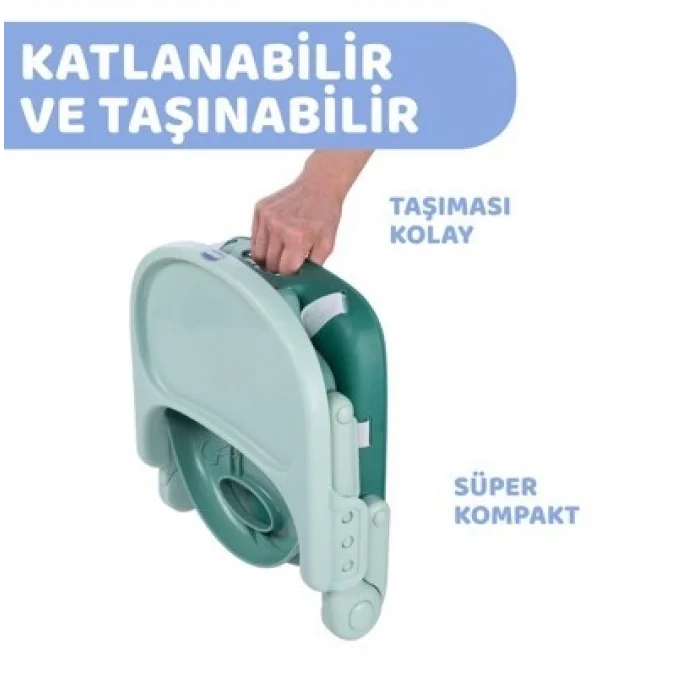 Chicco Pocket Snack Yükseltici Mama Sandalyesi - Sage