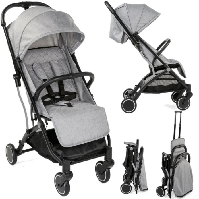 Chicco Trolley Me Bebek Arabası Light Grey