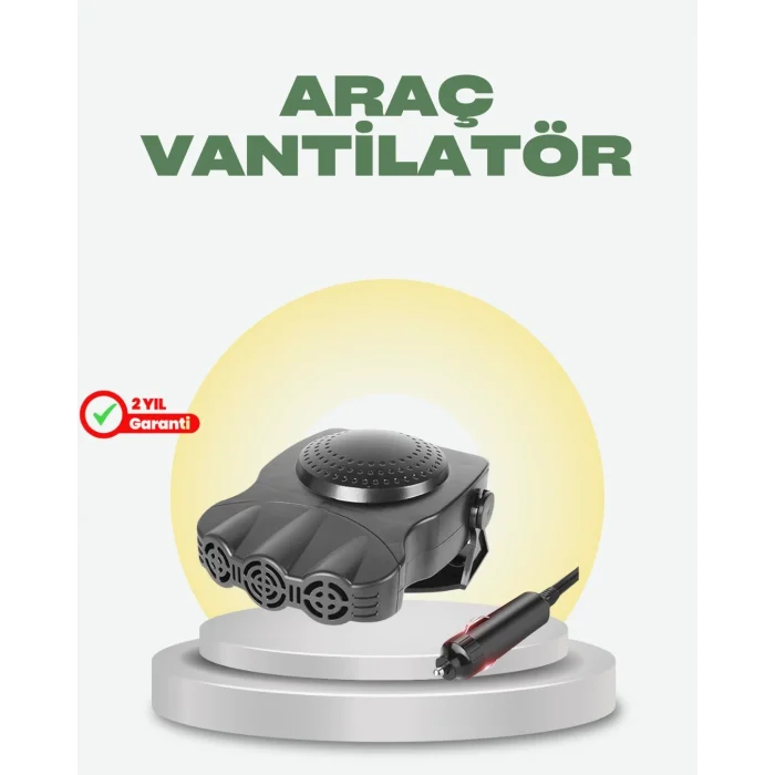 Çok Fonksiyonlu Araç İçi Isıtıcı ve Hava Temizleyici