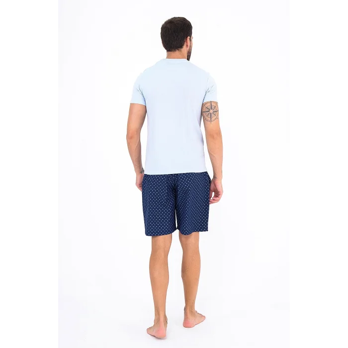 Ds Damat 25003 Erkek Dokuma Şort Takım