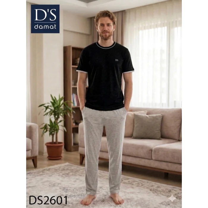 Ds Damat 2601 Erkek Spring Kısa Kol Pijama Takımı