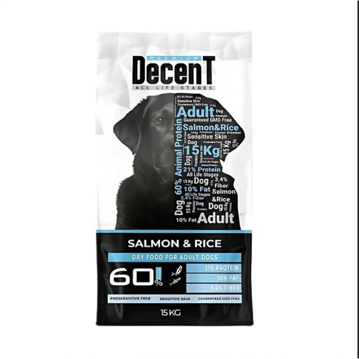 Decent Somon Balıklı Yetişkin Köpek Maması 15 kg