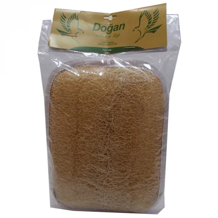 Doğal Kabak Lifi El Geçmeli Sırt ve Vücut Kesesi 15 X 22