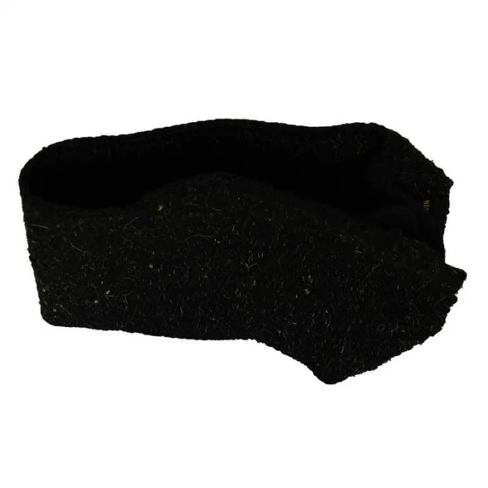 Doğal Keçi Kılı İpli Sırt ve Vücut Kesesi Siyah 52x18