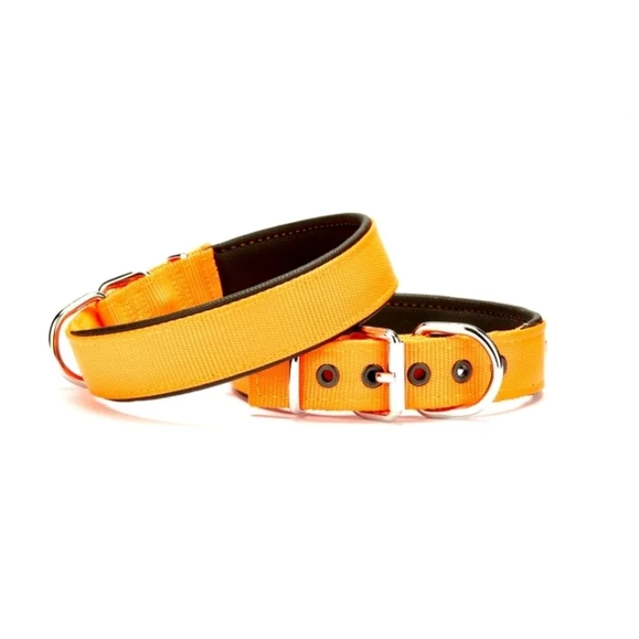 Doggie Köpek Tasması Softlu 3 cm x 65 cm Turuncu