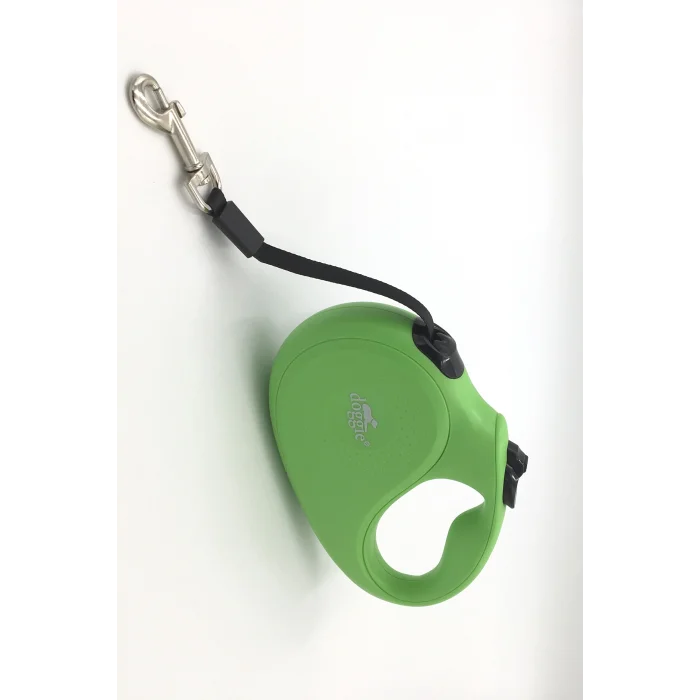 Doggie Master Seri Otomatik Makaralı Köpek Gezdirme 25 kg / 5 M Yeşil