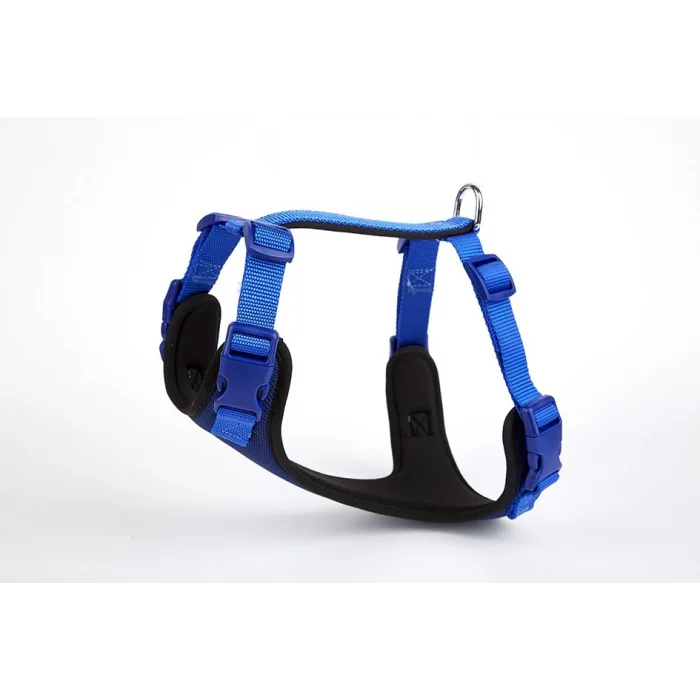 Doggie Yumuşak Softlu Köpek Göğüs Tasması 45/55 cm Mavi