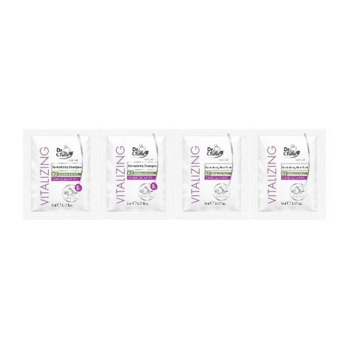 Dr. C. Tuna Canlandırıcı Şampuan & Maske Sachet 5 ml 4 Pcs